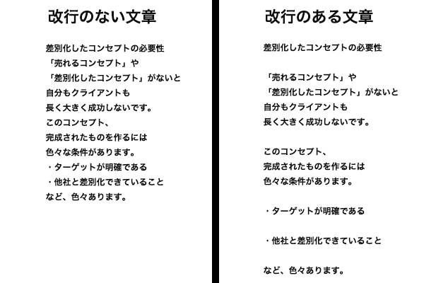 メルマガの文章