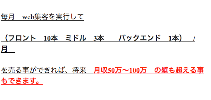 「行動プラン」参考例文